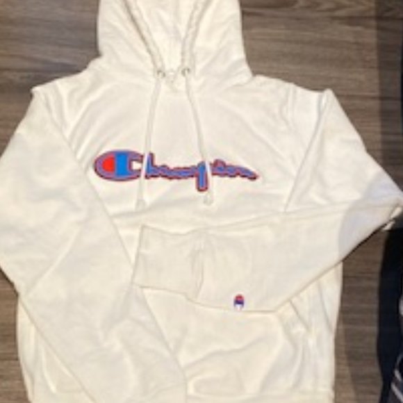X-Small White Champion Hoodie - Picture 3 of 3